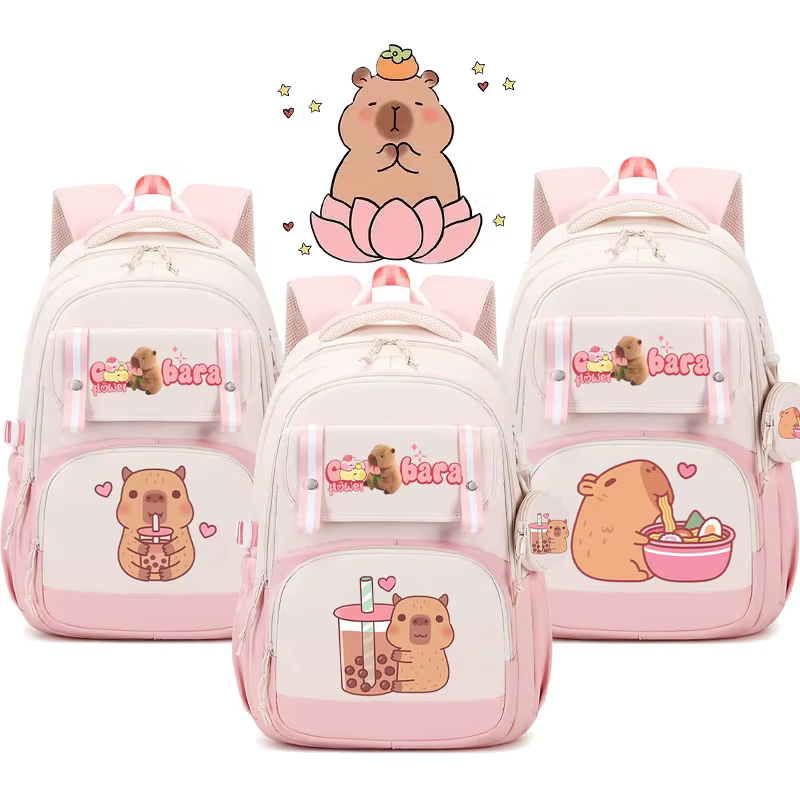 Sac à dos Capybara mignon grande capacité