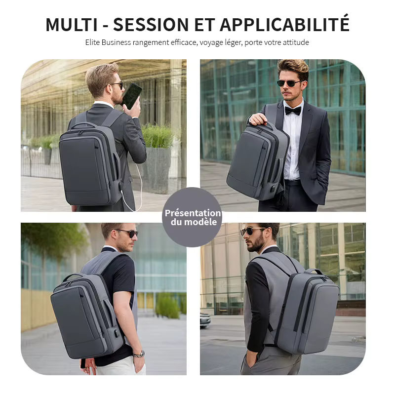 Sac à dos pour homme pour les déplacements professionnels