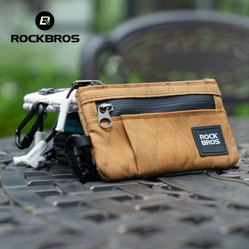 ROCKBROS sac de téléphone de cyclisme sac à main Portable léger boucle suspendue sac de carte multifonction article de stockage portefeuille sac de trajet