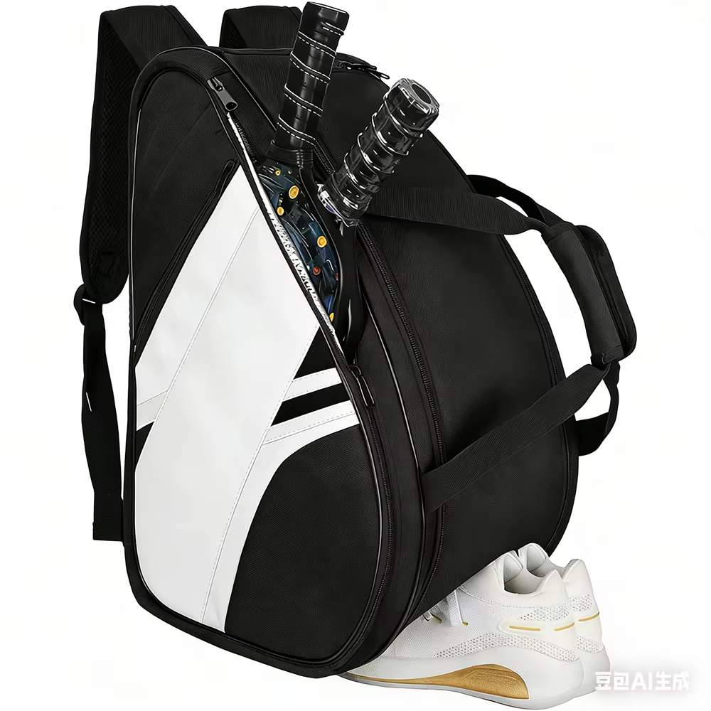Sac à dos pour raquette de pickleball avec sac à balles
