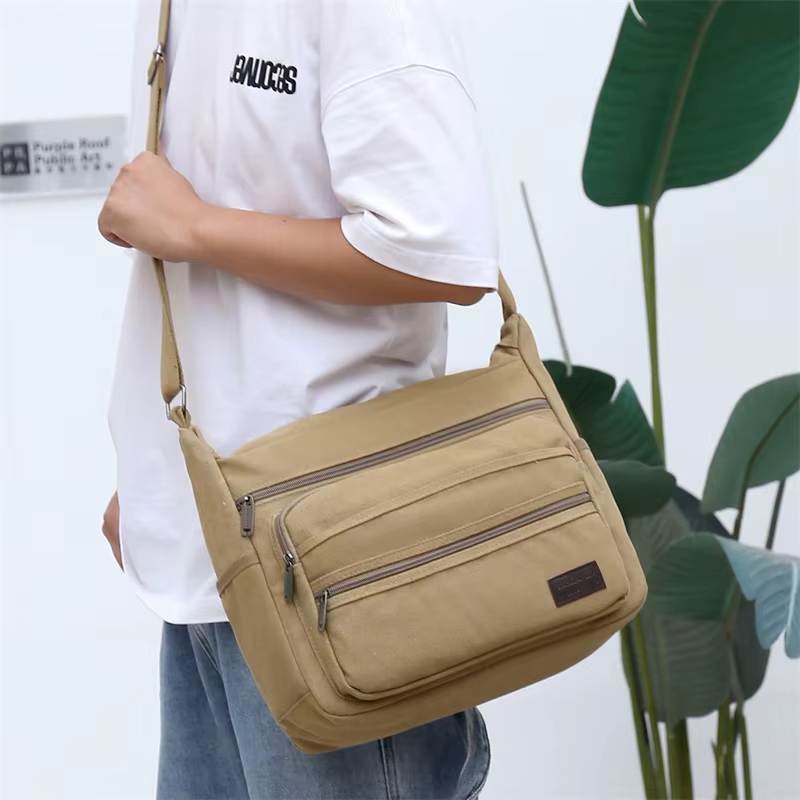 Sac à bandoulière en toile pour hommes