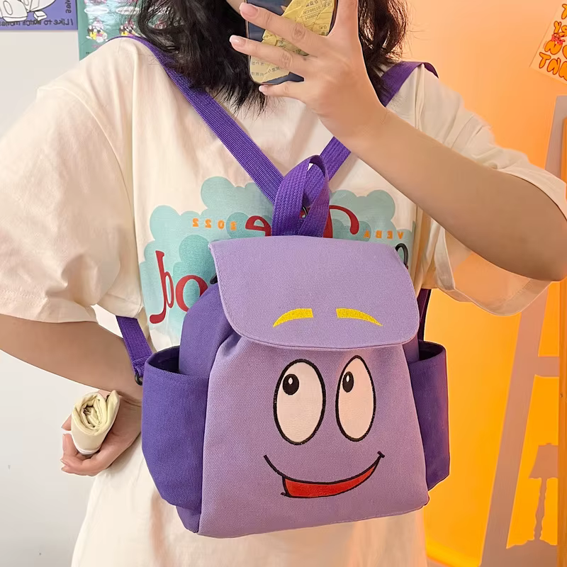 Sac à dos de dessin animé Dora l'exploratrice pour enfants