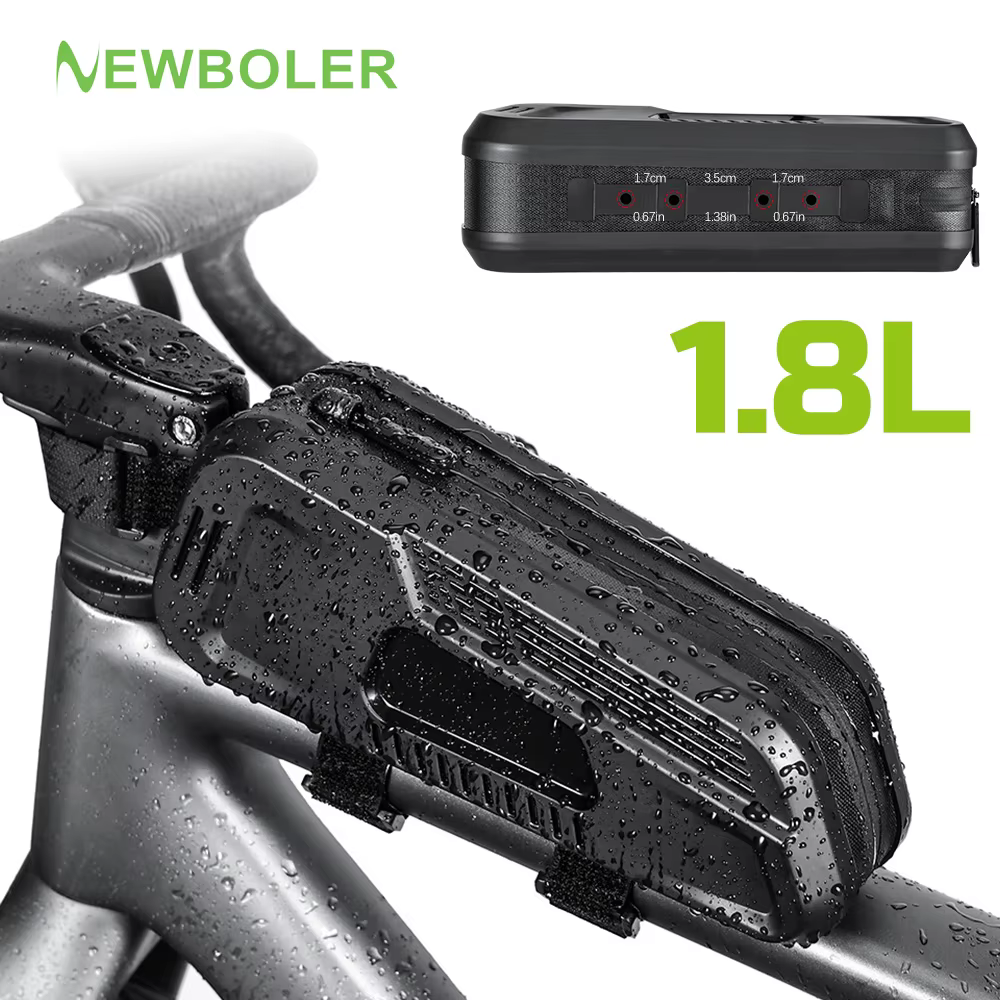 NEWBOLER Sac de vélo étanche pour cadre de vélo