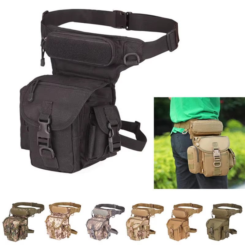 Sac de jambe tactique pour hommes