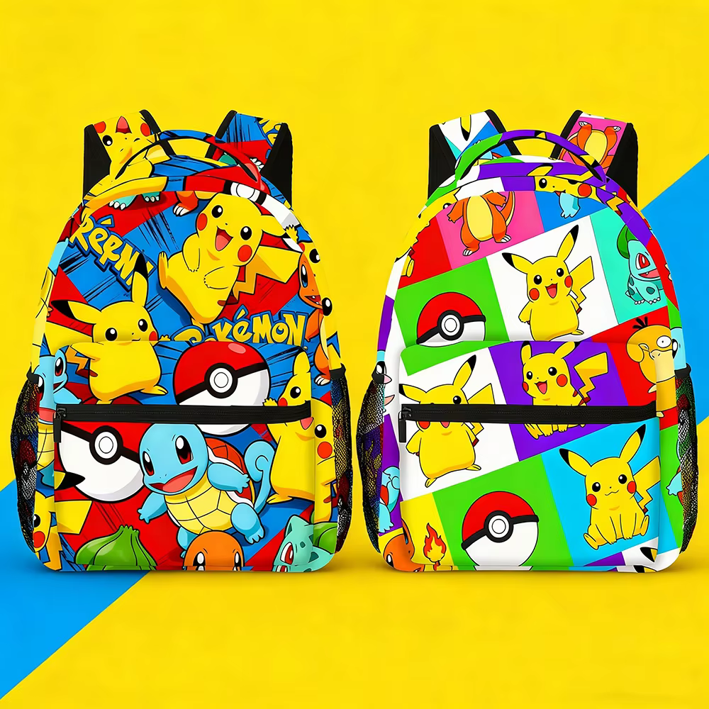 Sac à dos Pikachu, sac à dos scolaire imprimé anime