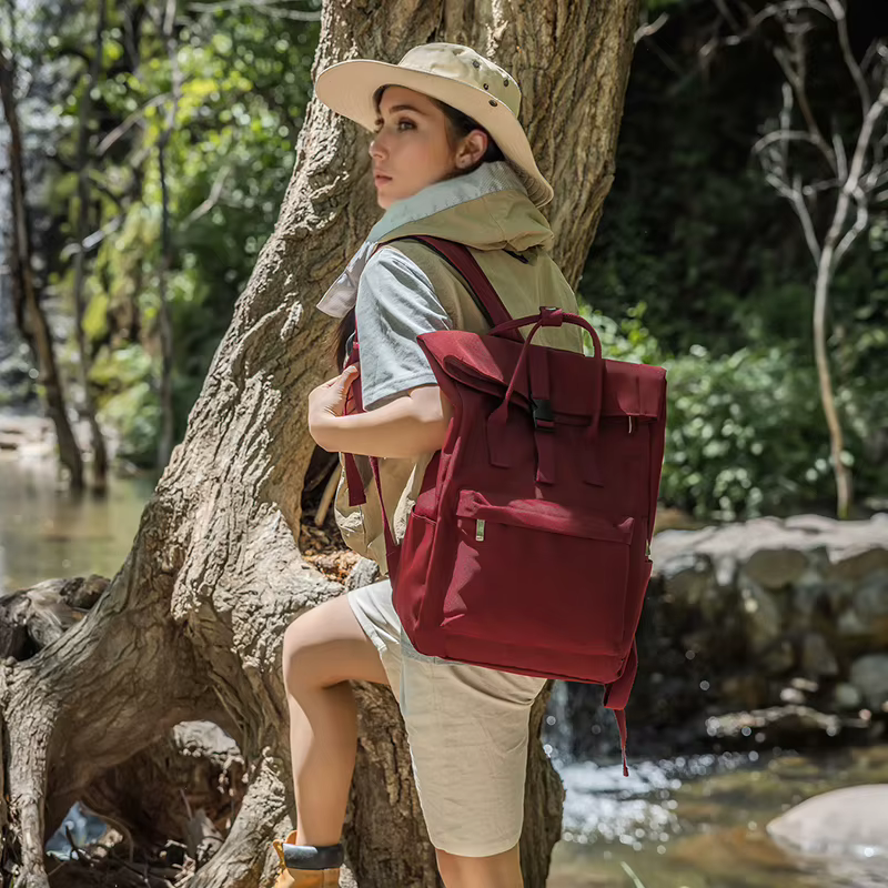 Cartable femme étudiant grande capacité sac à dos 2024 nouvelle Niche ordinateur portable 14 pouces sac d'ordinateur