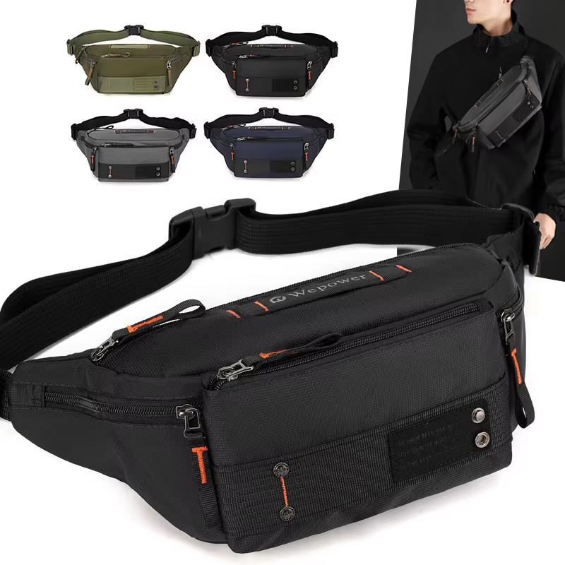 Sac banane bandoulière pour homme en nylon