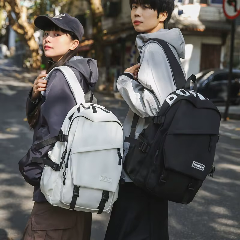 INS sac à dos pour hommes Simple polyvalent grande capacité sac à dos de voyage décontracté pour femmes collège Double sacs à bandoulière en vente