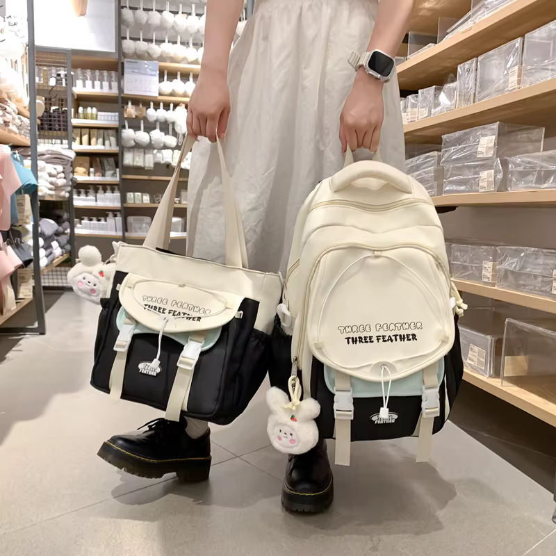 Sac à dos avec pendentif de dessin animé Ins de Style coréen