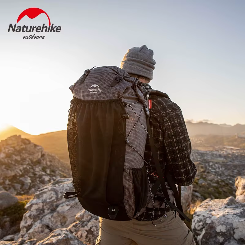 Natureifa-Sac à dos d'escalade de camping avec housse de pluie, sac de voyage d'alpinisme militaire, grande capacité, 60 + 5L