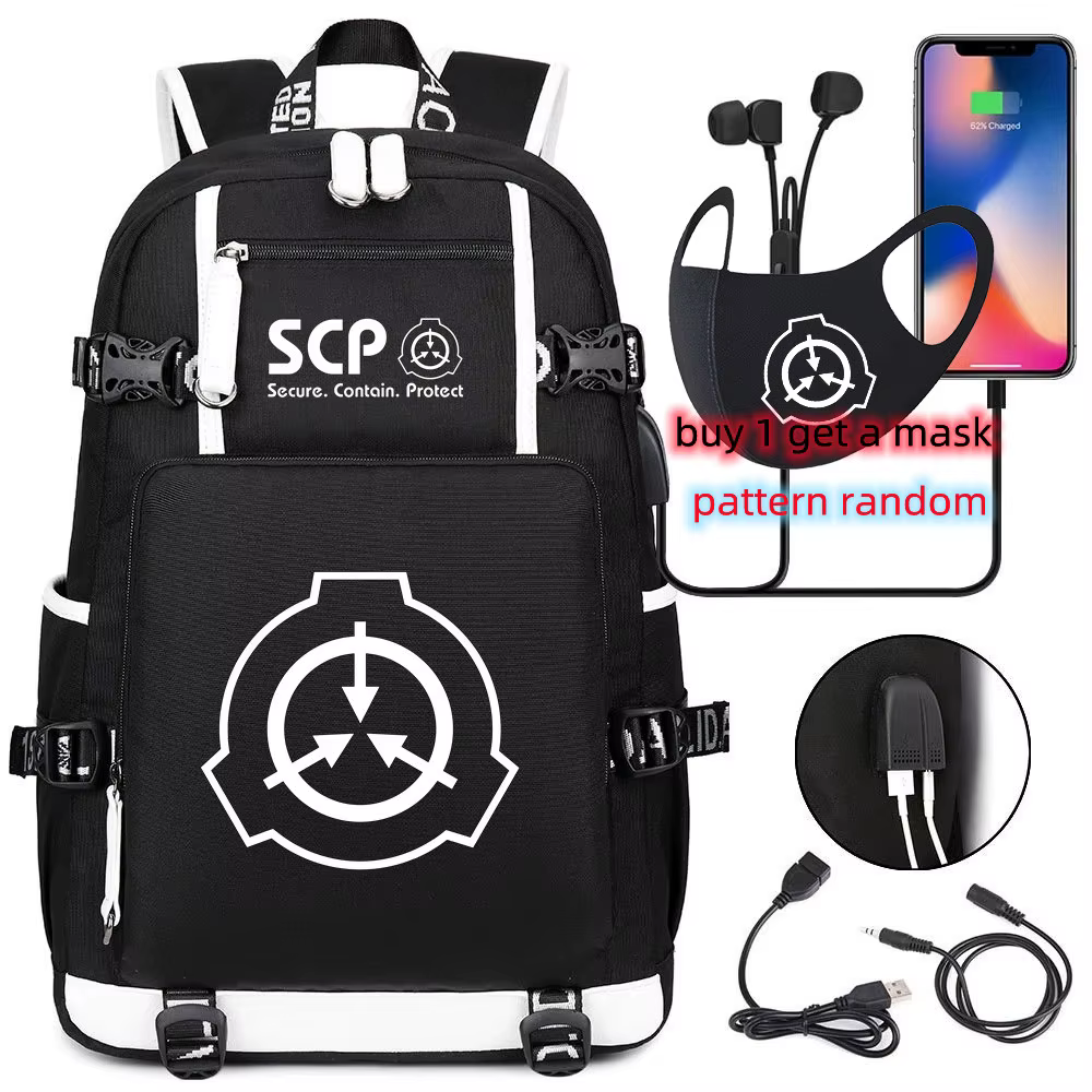 Sac à dos SCP Foundation Cartable noir