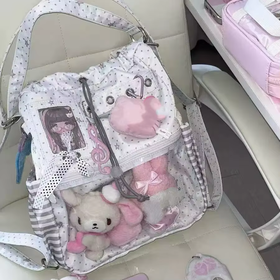 Sac à dos à pois pour filles