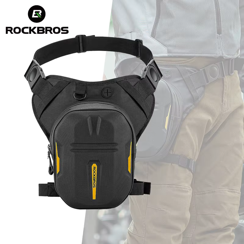 ROCKBROS moto jambe sac étanche cavalier taille sac motocycliste téléphone portable sac à main Fanny Pack sacs sac à bandoulière