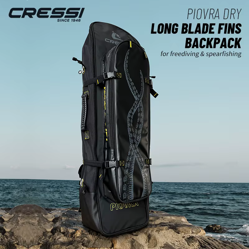Cressi-Sac à dos imperméable à ailettes pour la pêche sous-marine