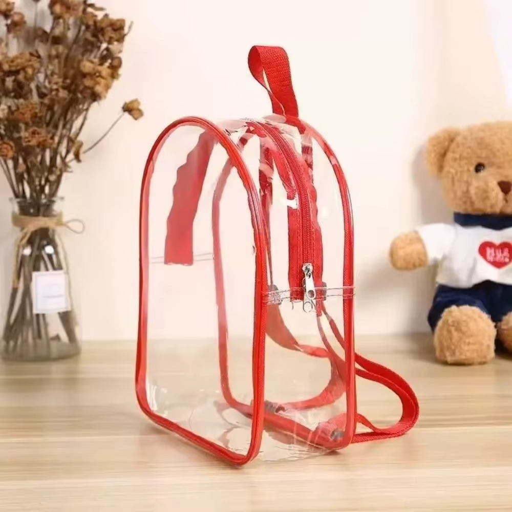 Sac à dos transparent en PVC pour enfants