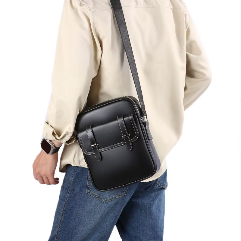 Sac bandoulière vertical pour homme