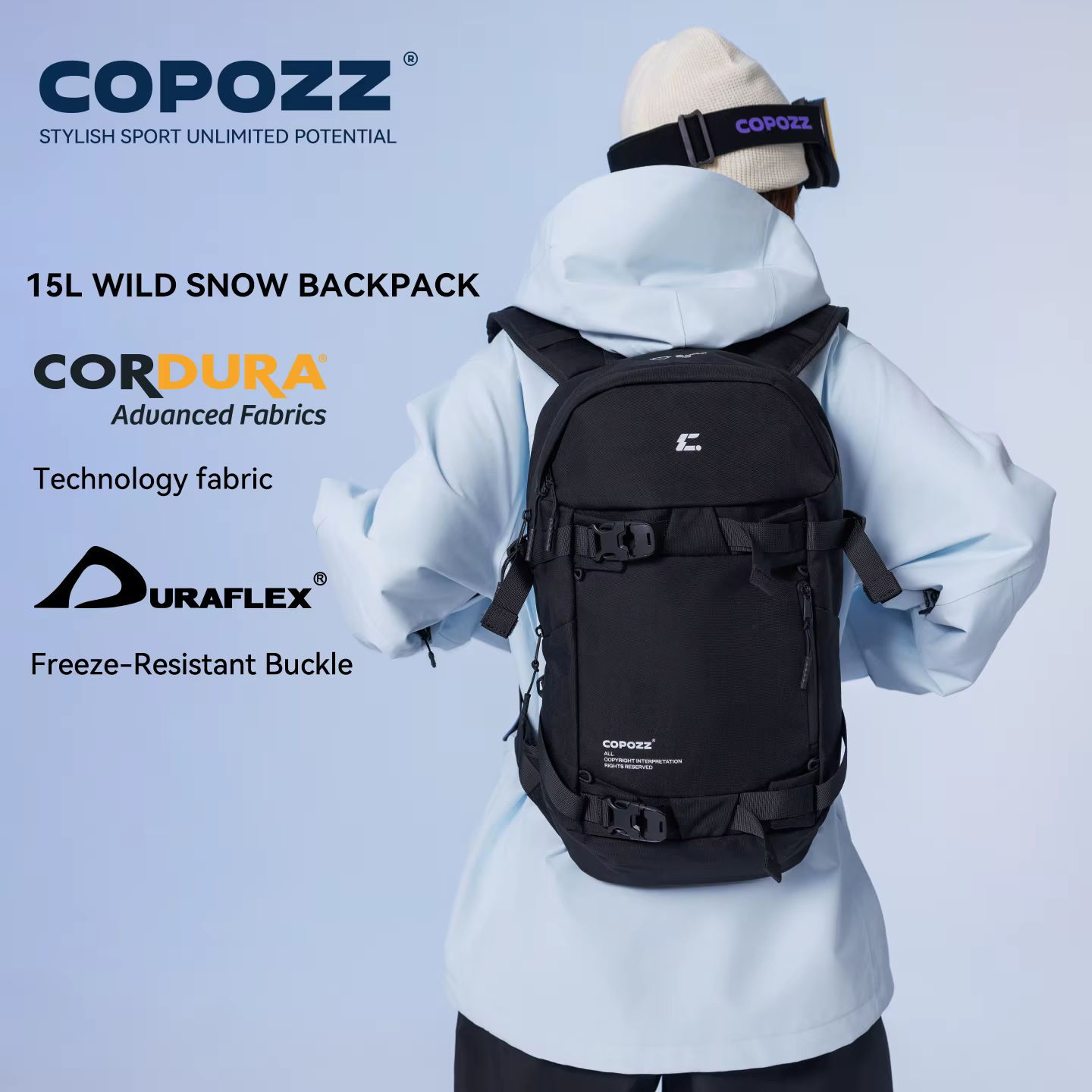 COPOZZ sac de Ski imperméable léger résistant à l'usure voyage grande capacité fournitures de Sports de plein air sac à dos de rangement de Snowboard