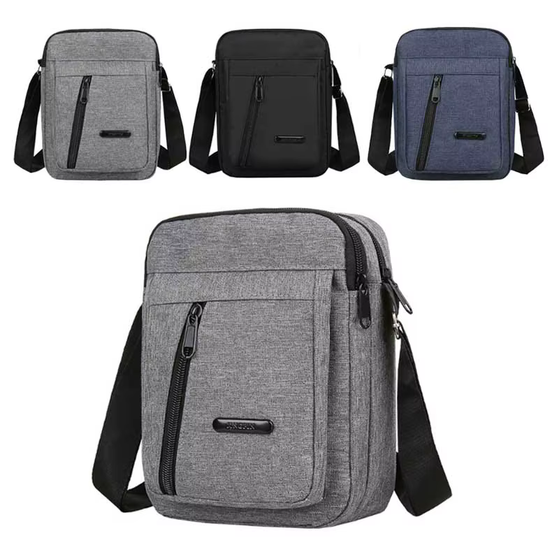 Sac à bandoulière en toile de Sport pour hommes polyvalent réglable adapté aux vêtements d'affaires et décontractés parfait pour les sacs à main de voyage Bolsa