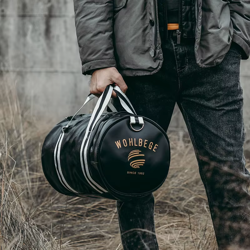 Sac de sport en cuir PU pour hommes