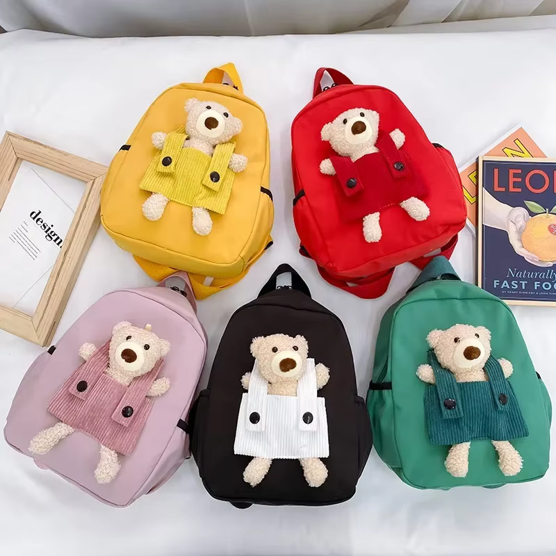 Sac à dos ours en peluche pour tout-petits