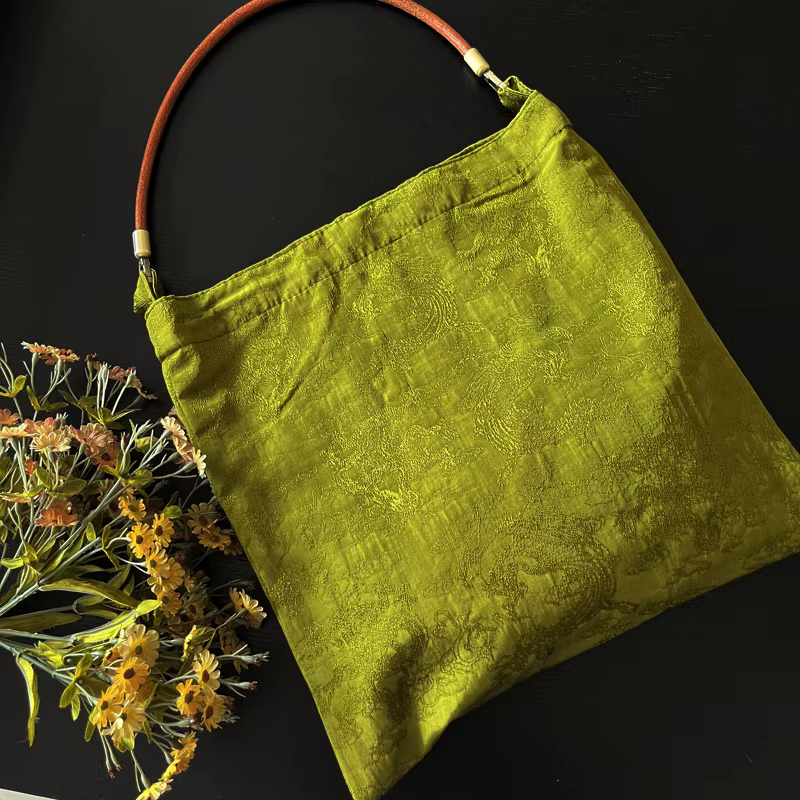 Sac à Bandoulière Jacquard Vintage pour Femme