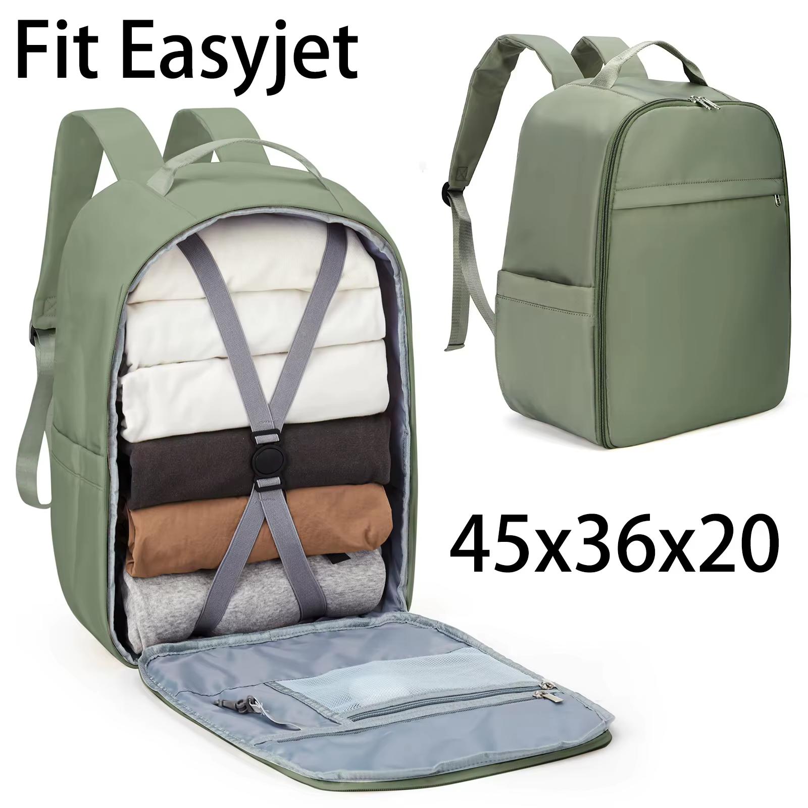 Easyjet cabine sac 45x36x20 sac à dos