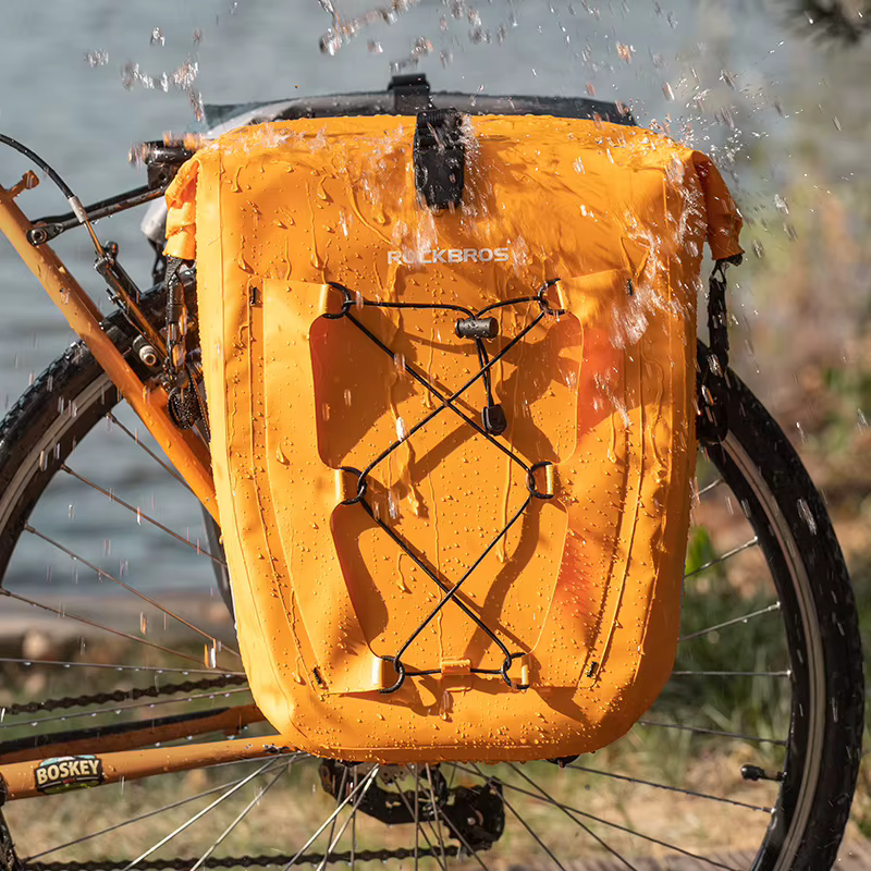 ROCKBROS-Sac de vélo étanche 25L, 1 pièce, panier de vélo, sacoche arrière T1