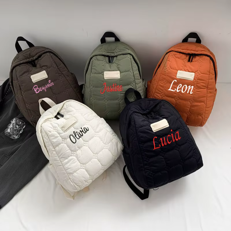 Sac à dos en toile personnalisé pour femme