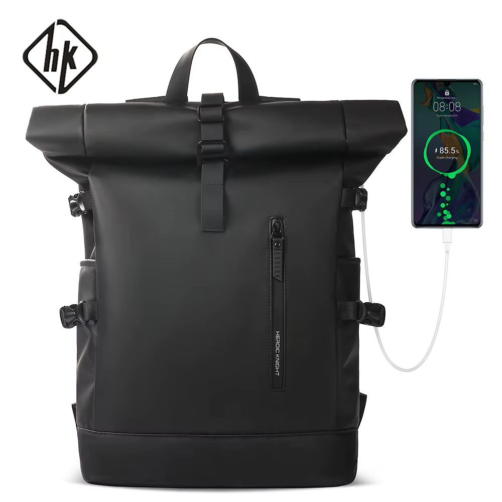 HK sac à dos de voyage extensible hommes grande capacité étanche 15.6 "sac pour ordinateur portable sac à dos de