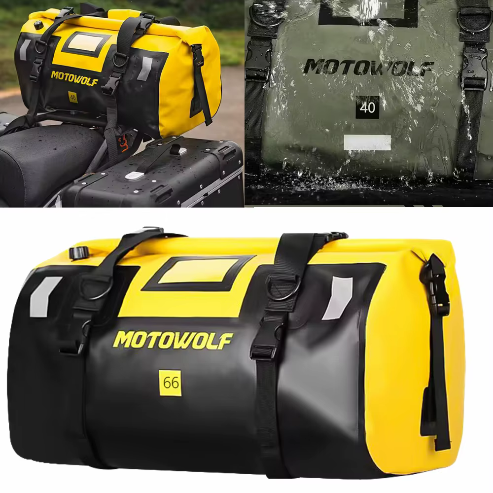 Sac arrière étanche pour moto