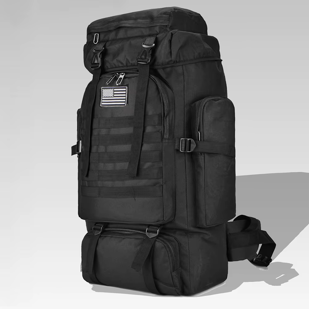 80L/100L sac d'alpinisme sac d'escalade sacs à dos tactiques grand sac à dos en plein air randonnée Camping
