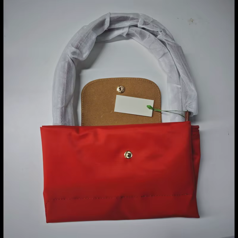Sac à main pliable classique 2026, sac en nylon, design brodé pour femmes
