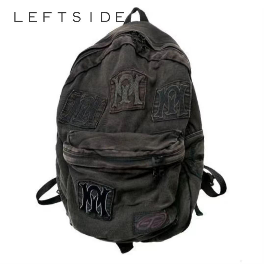 Sac à Dos Brodé de Lettres Esthétiques Y2k