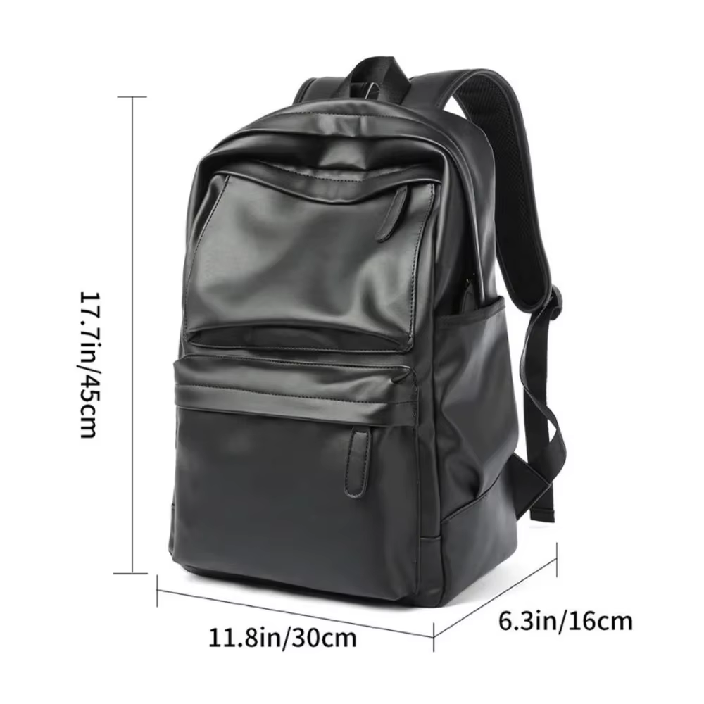 Sac à dos pour homme en cuir PU