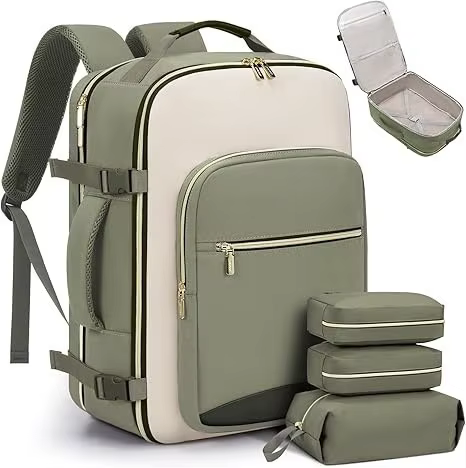 Lot de 4 sacs à dos de voyage 40L pour femmes
