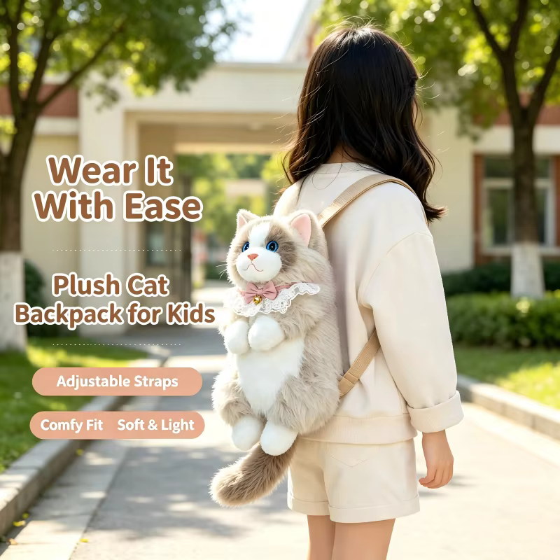 Sac à dos chat mignon pour filles