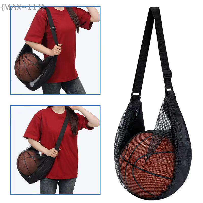 Sac à balle unique avec poche à fermeture éclair