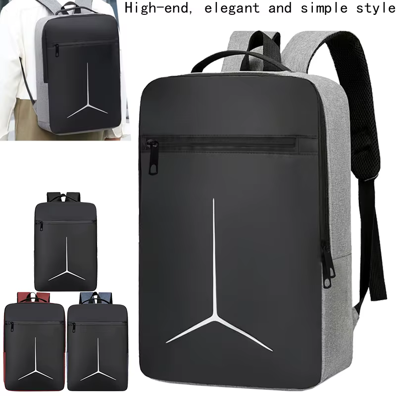 Sac à dos pour ordinateur portable à imprimé géométrique classique