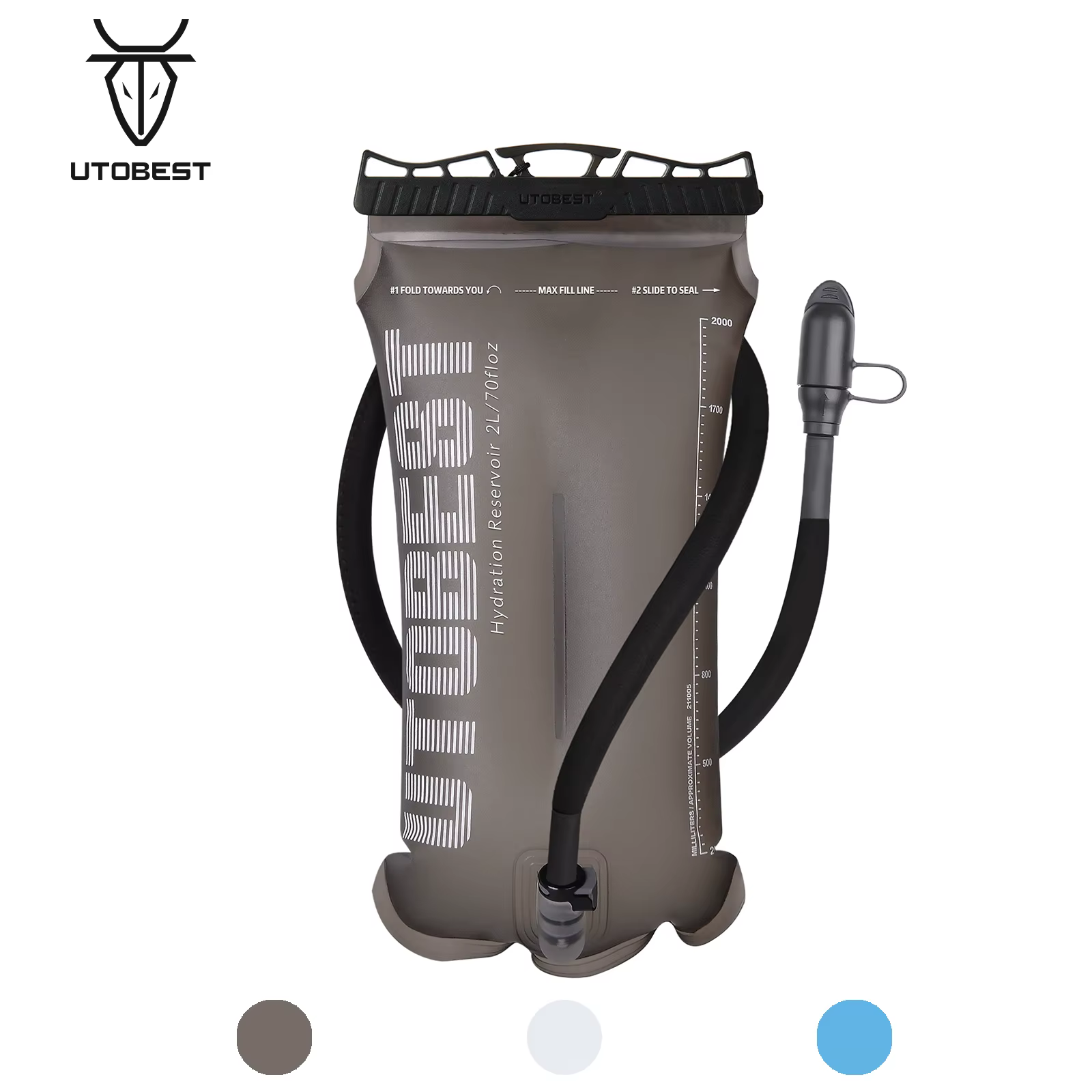 UTOBEST 1.5L/2L/3L sac d'hydratation de vessie d'eau réservoir sac de stockage