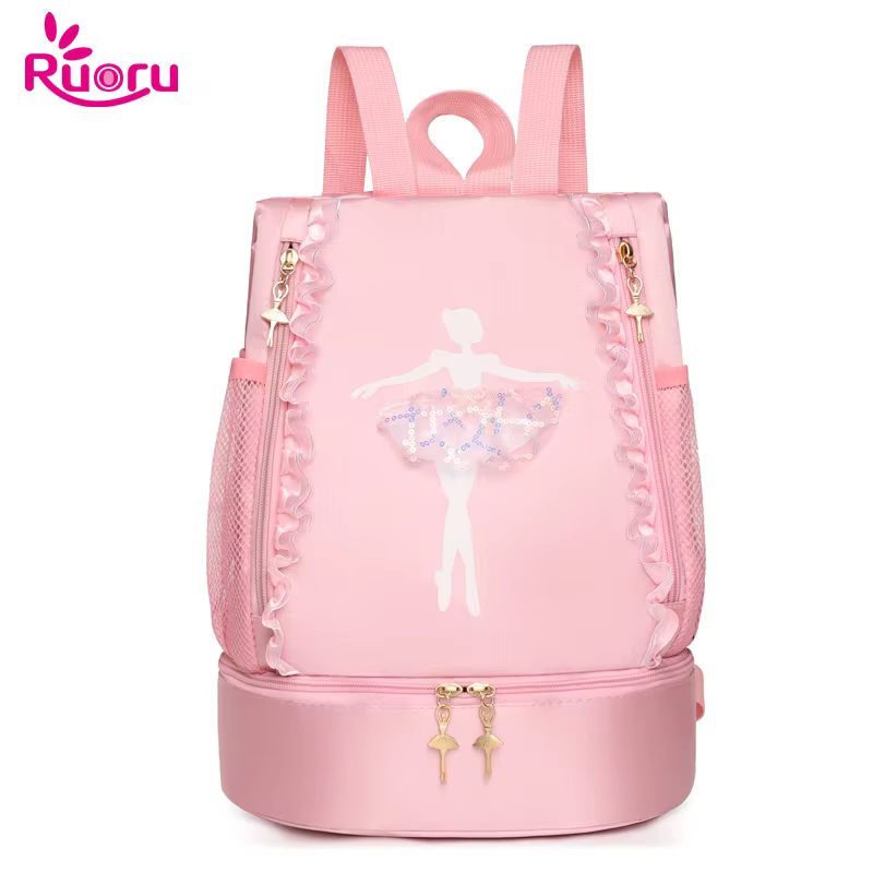 Ruoru nouveau sac de danse de Ballet sac à dos d'école filles enfants sac