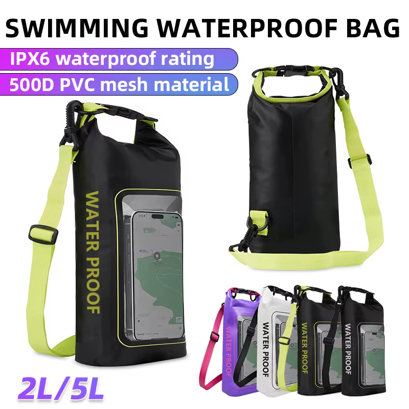 Sac étanche de natation en PVC 2L/5L