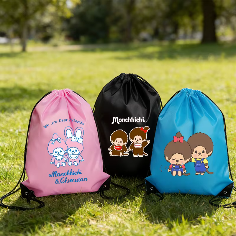 Sac à dos à cordon Monchhichi pour femme