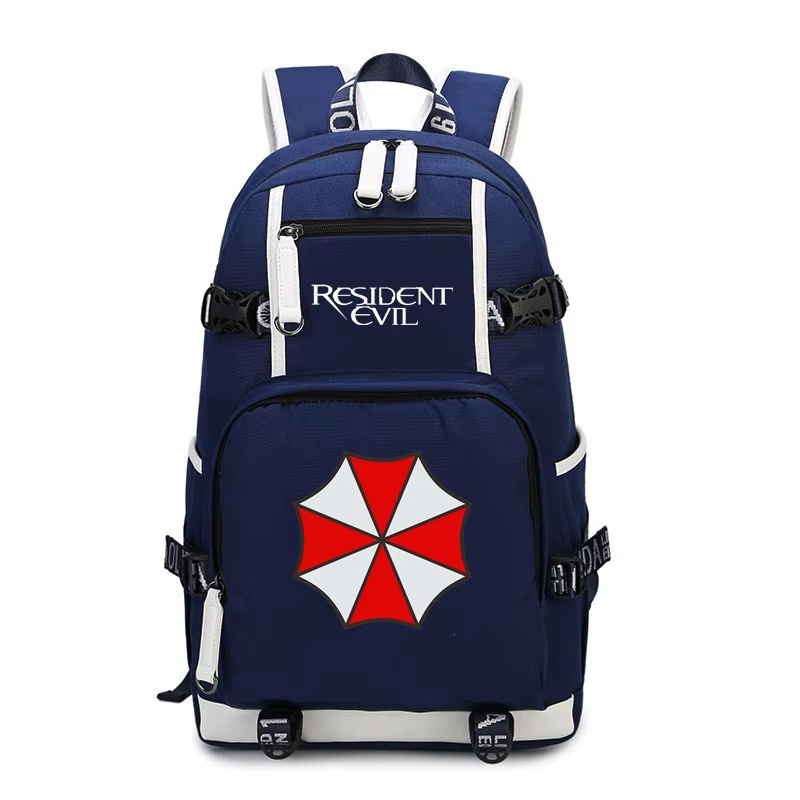 R-Resident Evil U-Umbrellas Sac à dos d'impression pour hommes et femmes