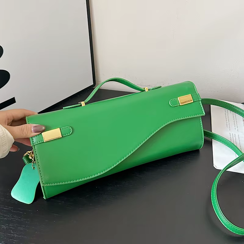 Grand cartable femmes sac à bandoulière 8 couleurs couleur unie Pu cuir sac de messager