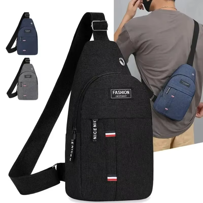 Sac banane imperméable de grande capacité pour hommes
