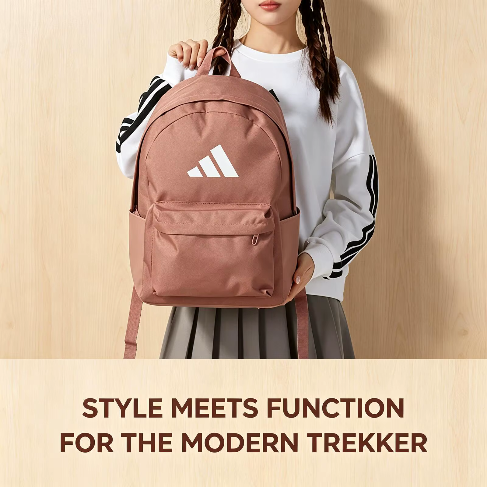 Nouveau sac à dos de sport et de loisirs Adidas pour hommes et femmes Clsc Bars Bp IS7055