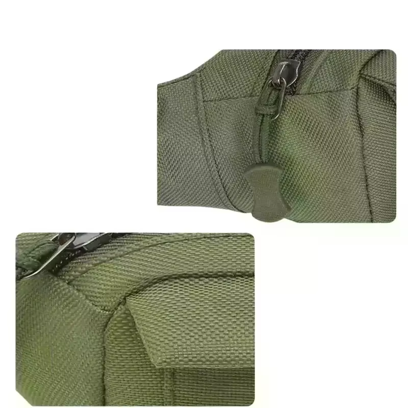 Sac banane en toile pour homme avec compartiment sécurisé pour téléphone