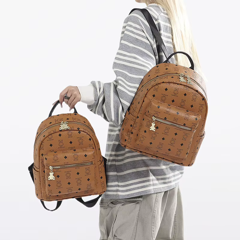 Sac à dos tendance à carreaux Fat Bear pour femme