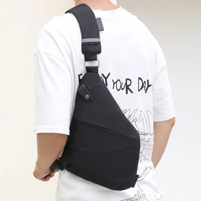 Marque hommes voyage affaires Fino sac Anti-effraction sac à bandoulière étui Anti-vol sangle de sécurité stockage numérique sacs de poitrine rюкзак
