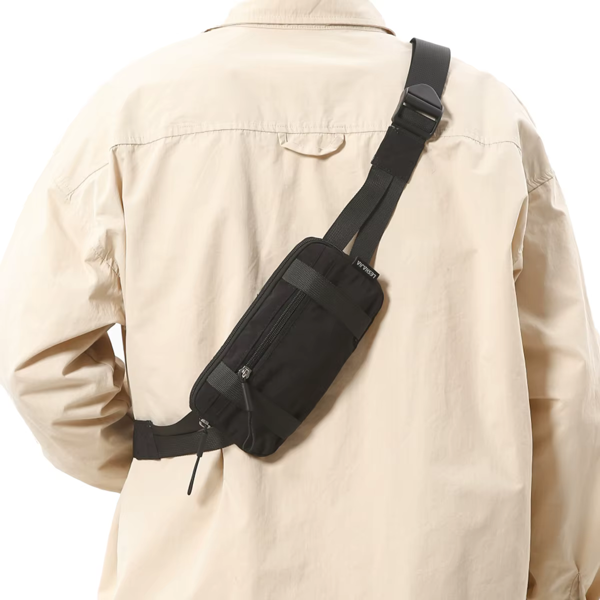 Le nouveau petit sac d'alpinisme diagonale sac de taille de sport sac d'extérieur sac de course tout-Match sac de cyclisme homme femme